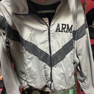 Thrifted Army windbreaker